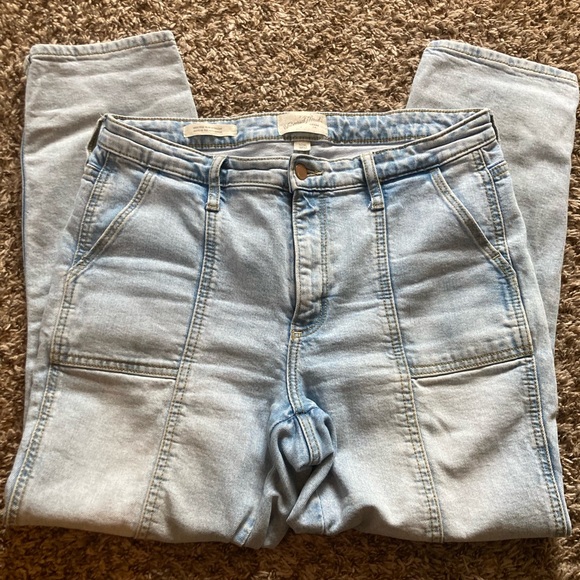 High rise slim straight target jeans - Picture 3 of 7